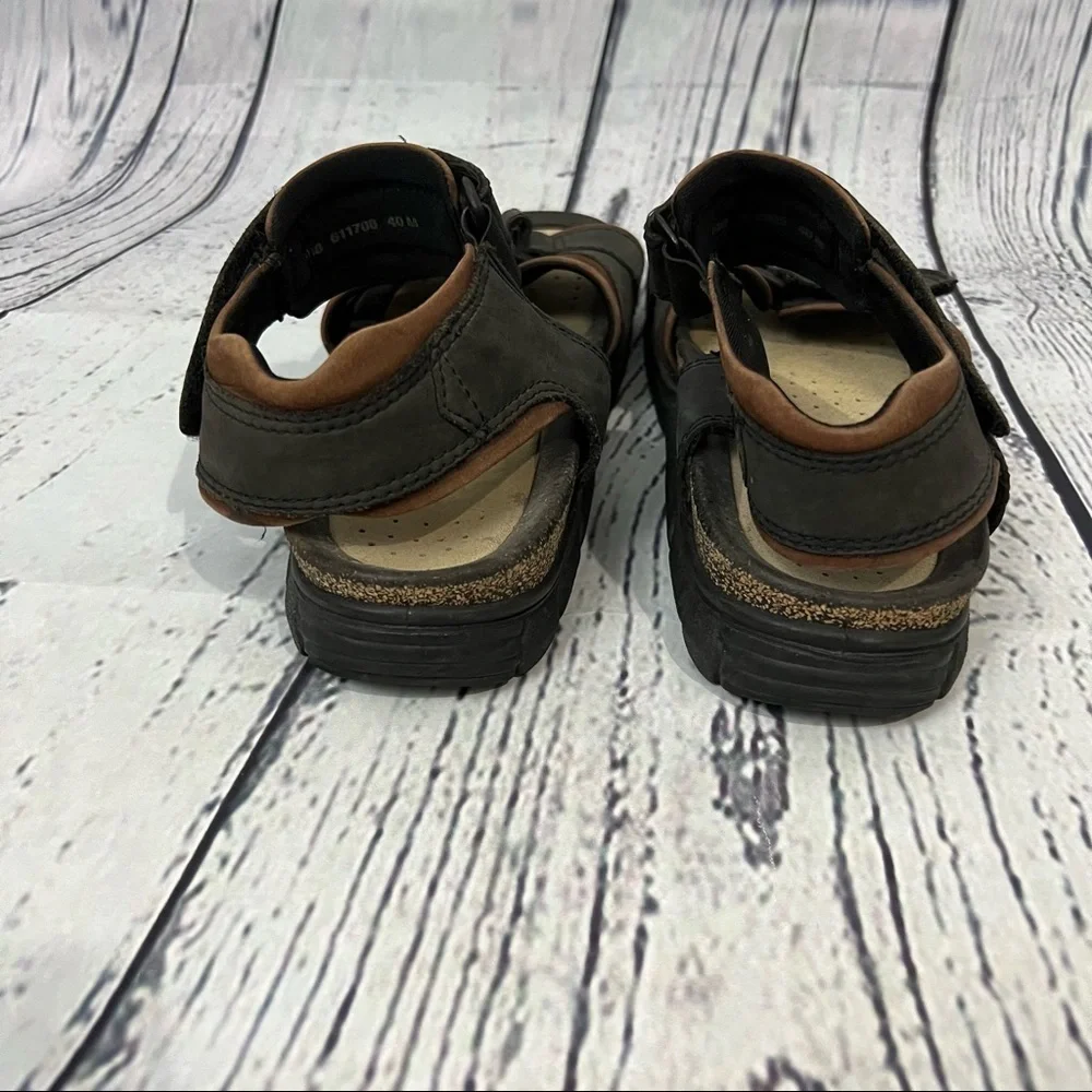 Ecco Cosmo Leather Men’s Sandals Size 40 M